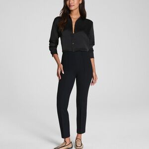 Spanx ponte ankle slim pant in black. Medium.